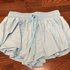 butterfly blue shorts